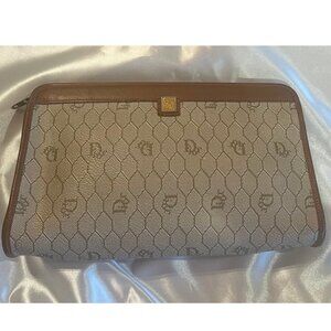 CHRISTIAN DIOR AUTHENTIC Vintage Honeycomb Clutch Bag